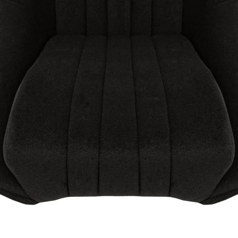 ATST x1 LH Luxe Universal Classic Retro Bucket Seat Black Fabric Cloth + slides