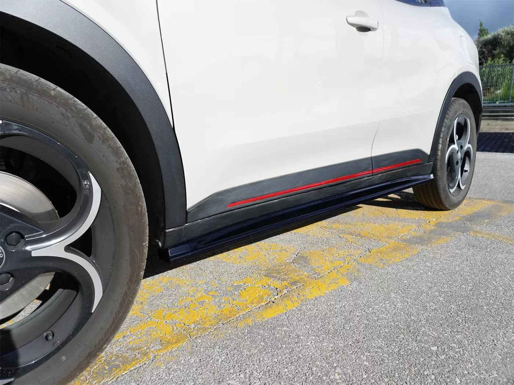 Motordrome Side Skirts Extensions Styling Body Alfa Romeo Junior 24+ Gloss Black