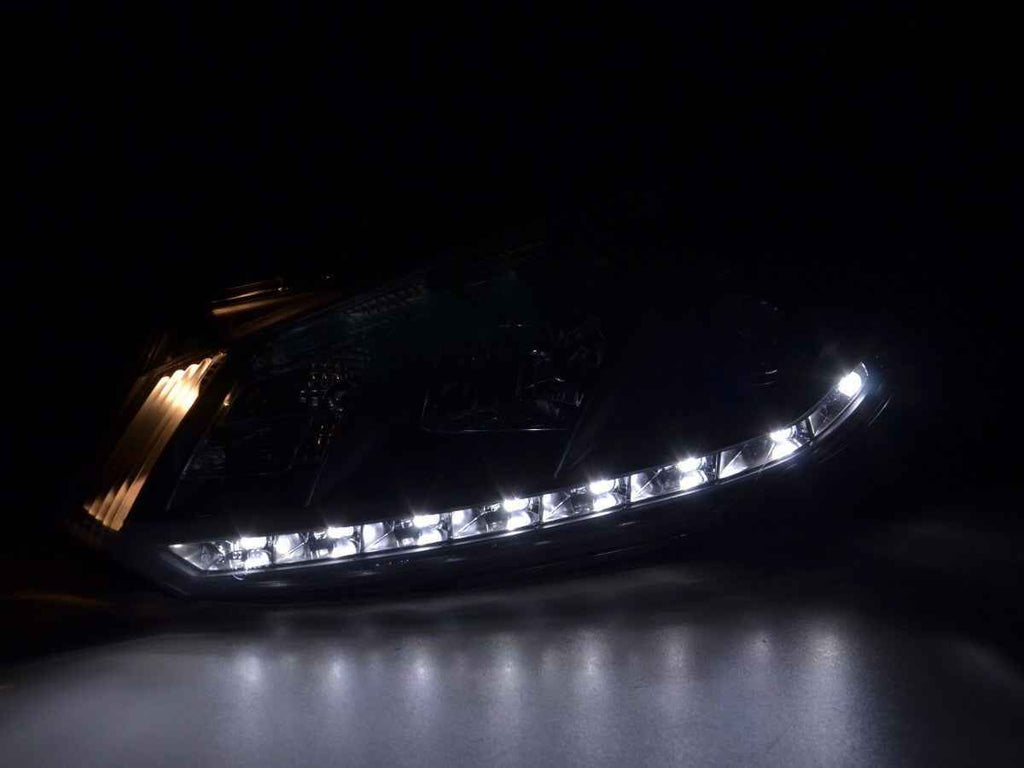 FK Pair LED DRL Lightbar Headlights VW Golf 6 MK6 1K 08+ RHD