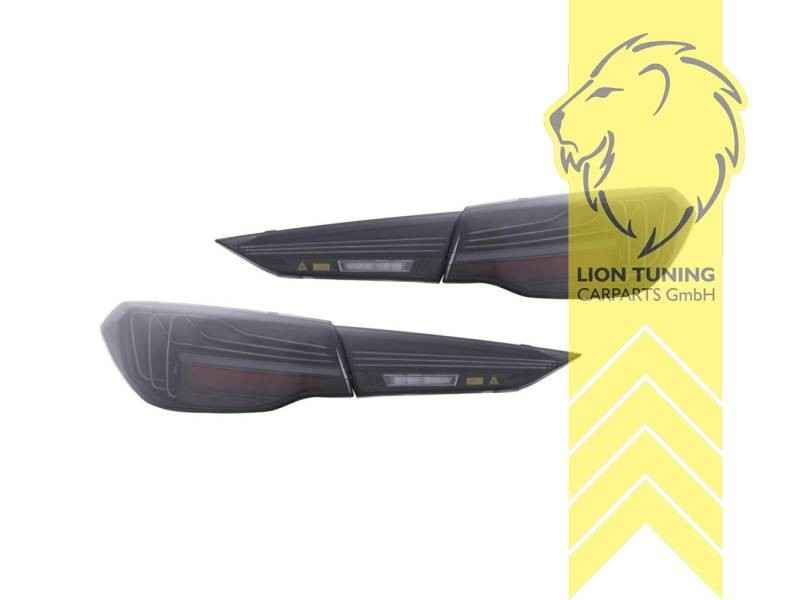 LTG Pair LED Rear Lights Tail Lamp BMW G22 Coupe G23 G26 Gran Coupe Black LHD