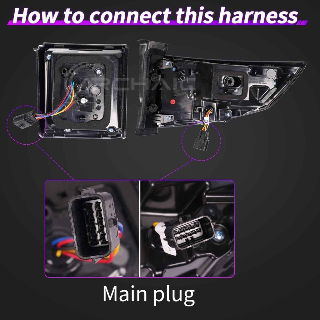 AC Pair Seq Anim LED DRL Rear lights LAND ROVER DISCOVERY SPORT L550 19-22