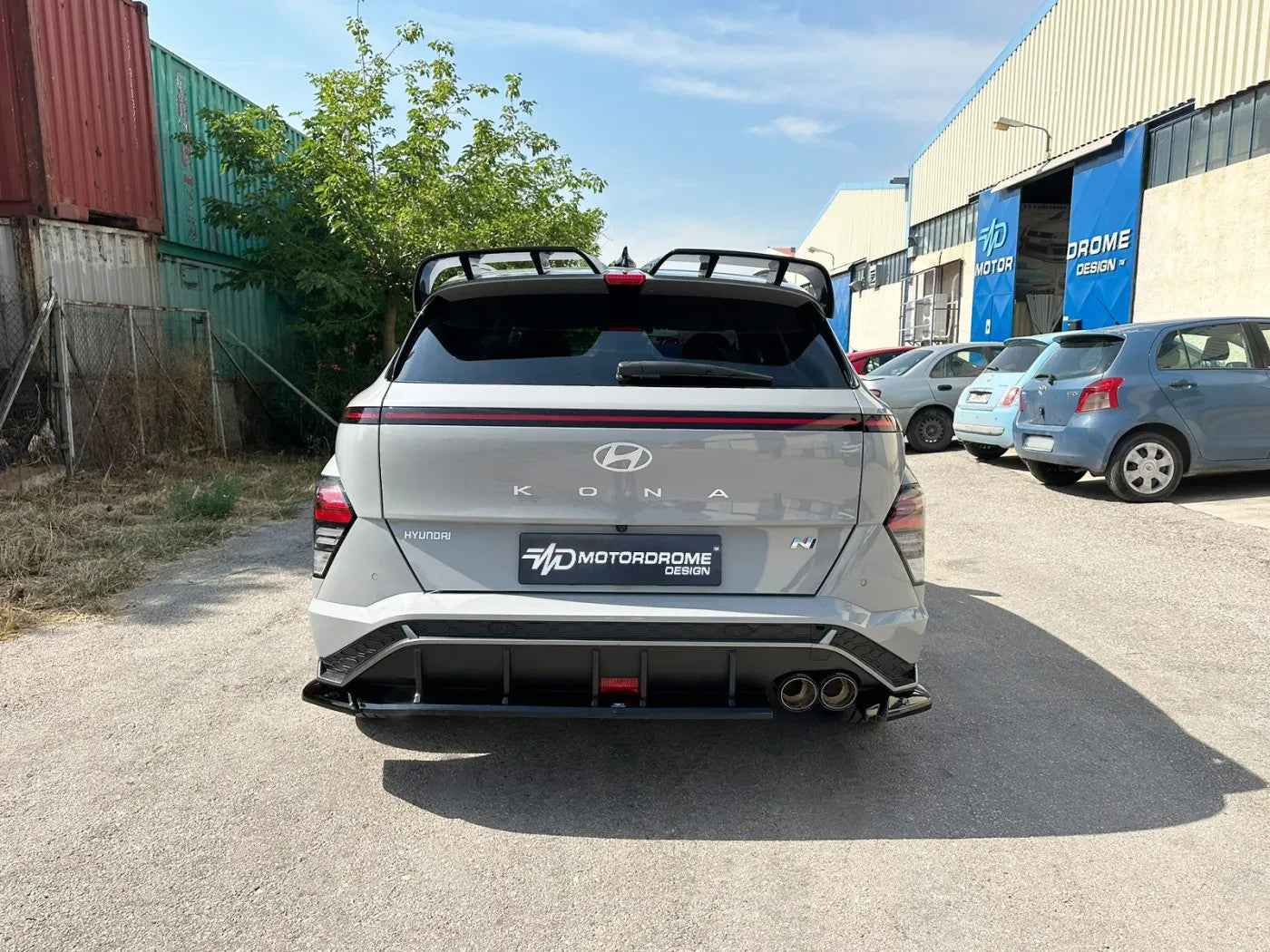 MTD Rear Wing Boot Roof Spoiler Hyundai Kona N-Line Mk2 Mk1 12-23 UNPAINTED
