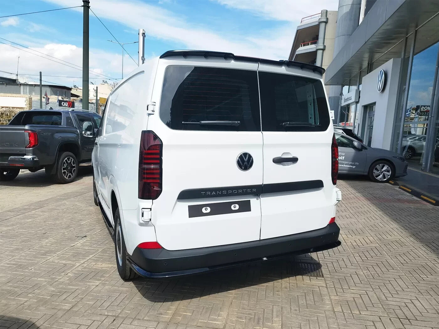 Motordrome Design Rear Wing Boot Roof Spoiler BD Ford Transit Custom MK2 + VW T7