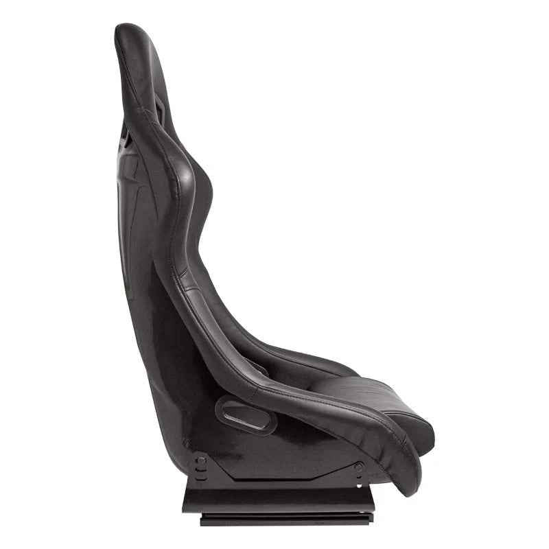 ATST x1 MO Universal Fixed Hard Back Bucket Seat Black Synth leather + slides