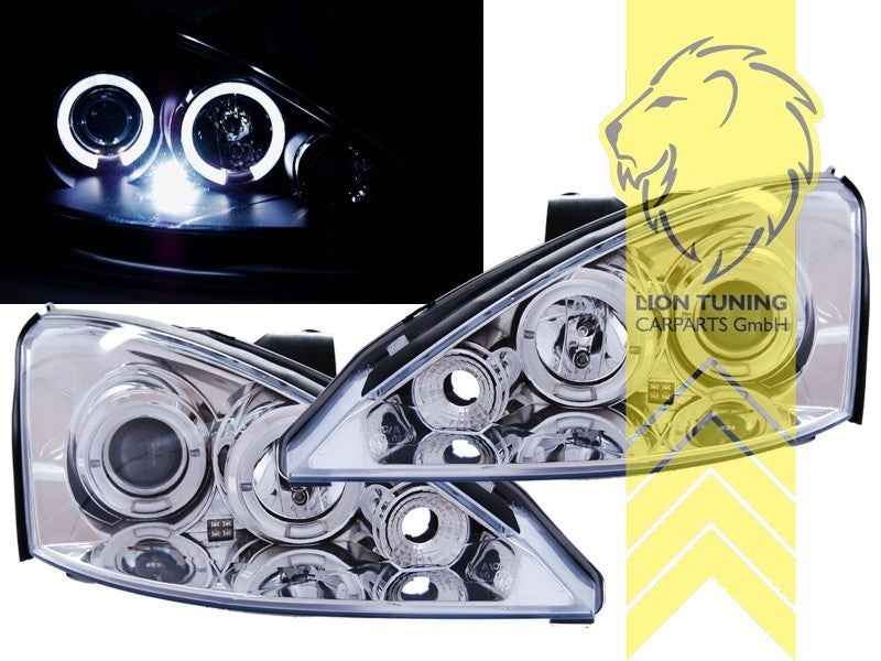 LTG Pair LED DRL Headlights Ford Focus 1 Hatch Sedan Estate DAW DBW 98-01 LHD