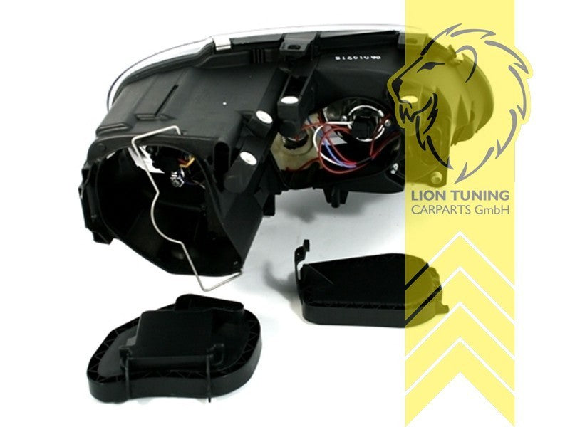 LTG Pair DEPO Halogen Headlights VW Touran Caddy 3 2K 1T1 1T2 03-10  black LHD