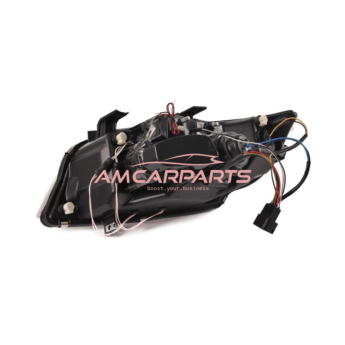 AMCP Pair LED Halo Ring Headlights BMW 3 E90 Sedan E91 Touring 05-12 LHD