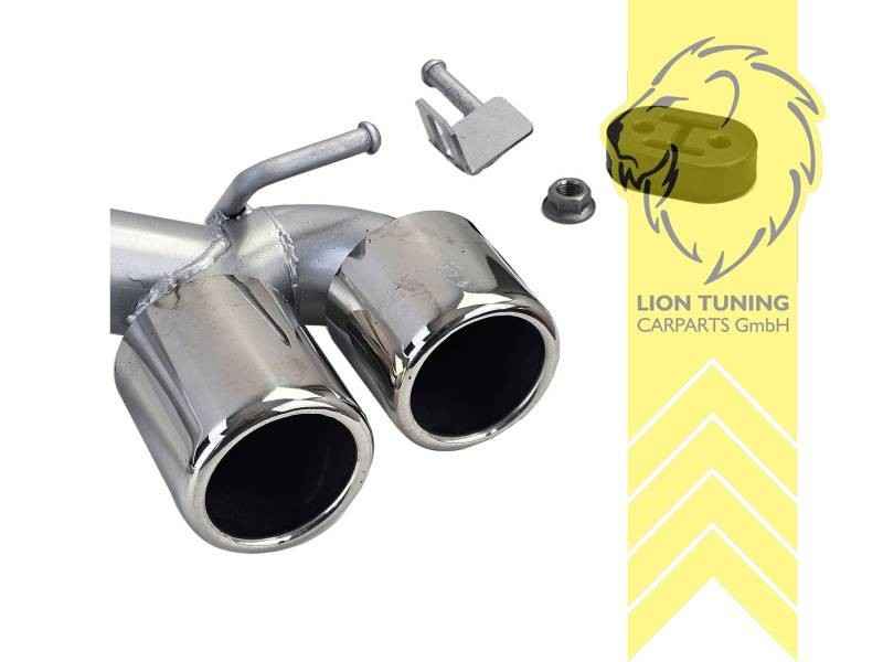 LTG Stainless steel exhaust tailpipe 4 Quad Pipe BMW 3 & 4 F30 F31 F32 F33 F36