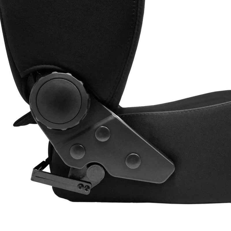 ATST x1 Retro Universal Classic Bucket Seat Black HD Fabric Textile + slides