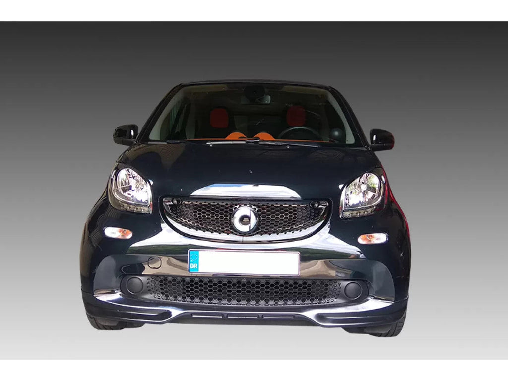 Motordrome Design Front Bumper Lower Splitter Smart 453 Gloss Black