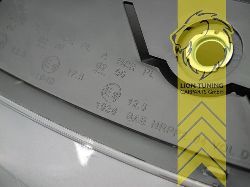 LTG Pair EE Halogen Headlights VW Passat B6 3C 35 05-10 sedan variant black LHD