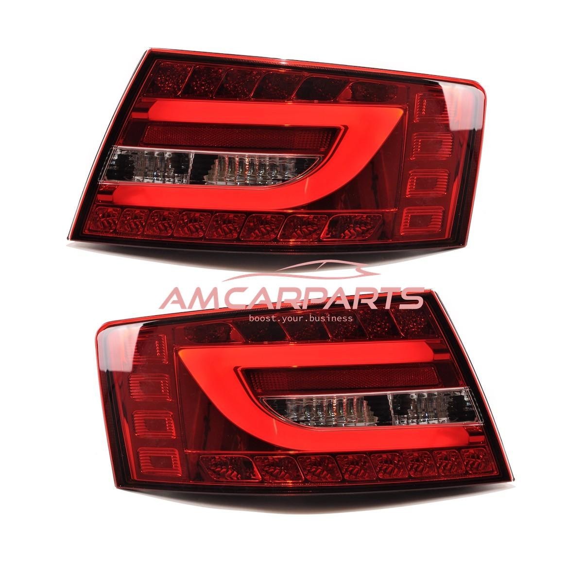 AMCP Pair LED Rear Lights Tail Lamps AUDI A6 C6 4F Sedan Pre-Facelift 04-08 LHD
