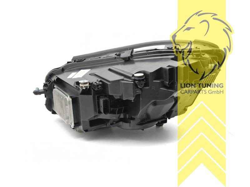 LTG Pair LED DRL Headlights Mercedes S-Class W222 13-17 black LHD