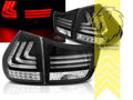 LTG Pair LED Rear Lights Lexus RX 330 350 03-08 MHU3 GSU3 black LHD EXPORT ONLY