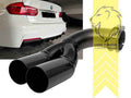 LTG Stainless steel exhaust tailpipe Twin Pipe BMW F30 F31 F32 F33 F36 11-21
