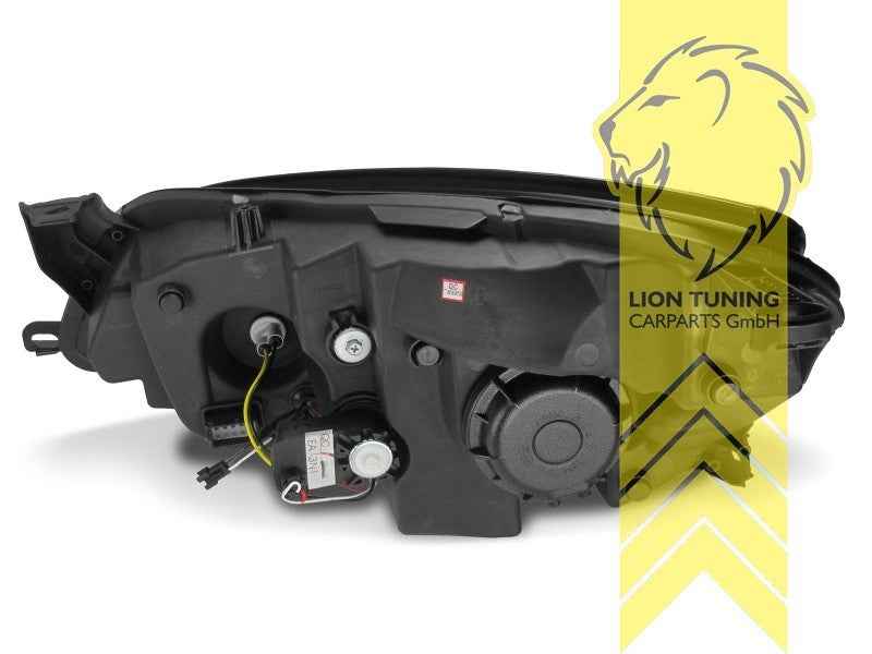 LTG Pair LED Headlights Opel Astra J Sedan Caravan + Facelift 09-15 black LHD
