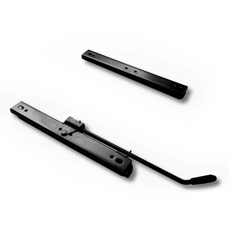 ATST x1 Fixed Back Drift Track Bucket Seat Black Car Van Bus Sim + slides