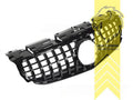 LTG radiator bumper grille Mercedes SLK R172 16-20 glossy black ABS