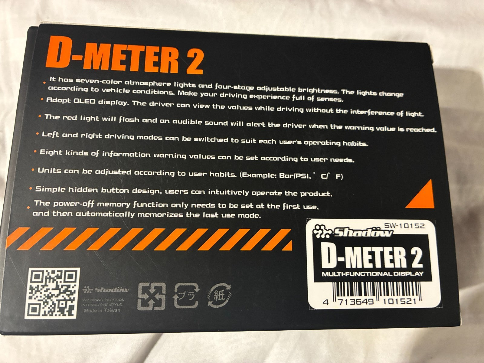 OBD Shadow Multi D-Meter 2 OBD2 Gauge TFSI TSI Turbo Boost Temp  AFR AIT Volt