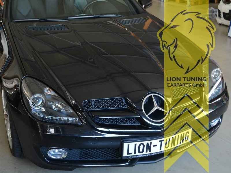 LT Pair LED DRL Lightbar Headlights Mercedes SLK R171 04-11 LHD