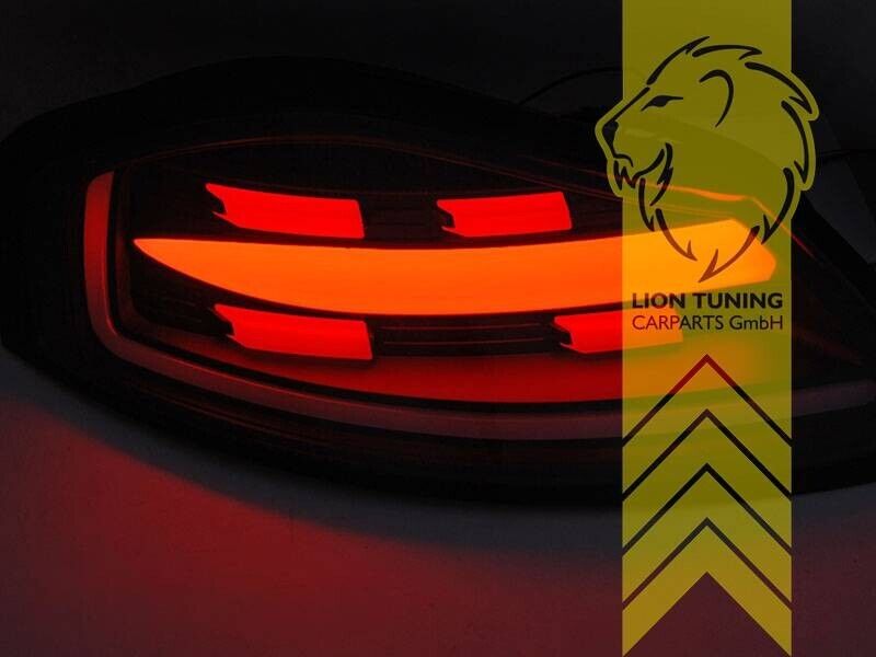 LT LED Lightbar DYNAMIC Rear Lights Tail Lamps Porsche Boxster 986 black red LHD