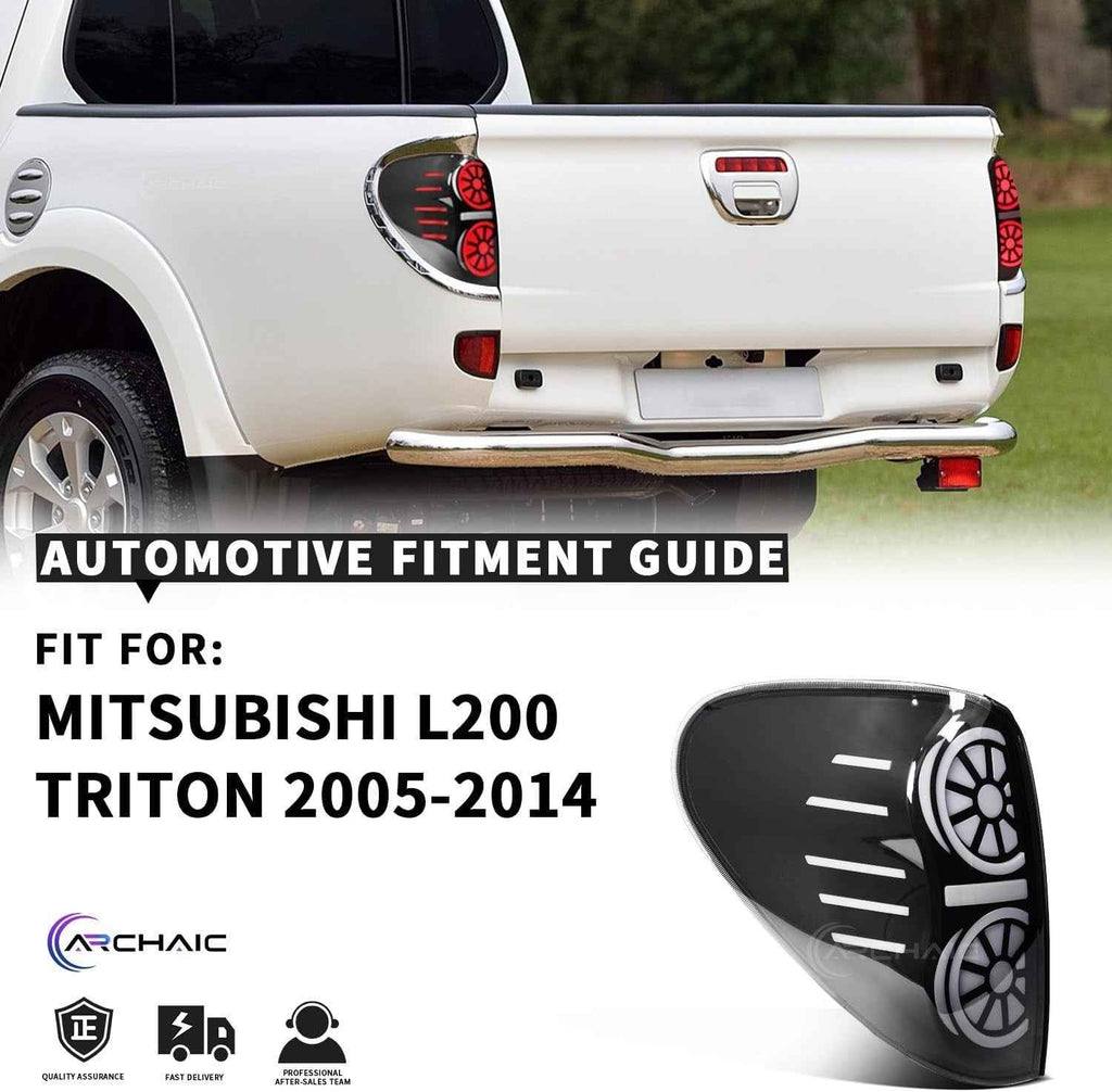 AC Pair Seq LED DRL Rear lights Tail Lamps Mitsubishi L200 Pickup Triton 05-14