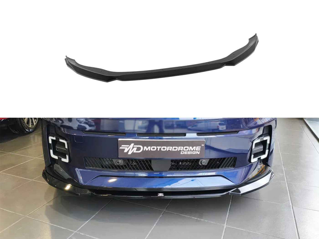 MTD Front Bumper Spoiler Splitter Renault 5 E-Tech Gloss Black ABS