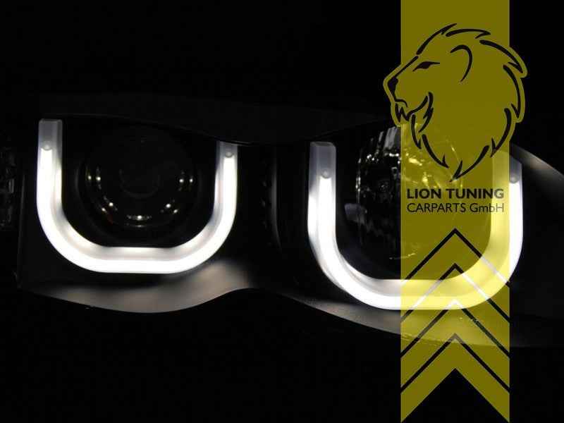 LTG Pair Aftermarket LED DRL Headlights BMW E46 Sedan Touring Facelift 01-05 LHD