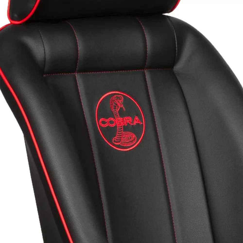 1 Cobra Classic Lounger Black Classic Car Retro Vintage Resto Sports Bucket Seat