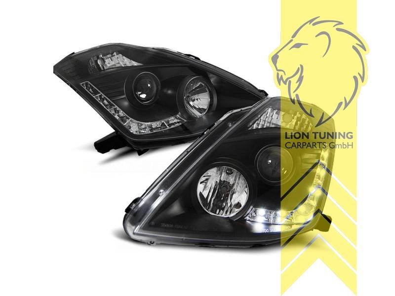 LTG Aftermarket Halogen Headlights Z33 350Z 350 Z 02-05 Black LHD EXPORT ONLY