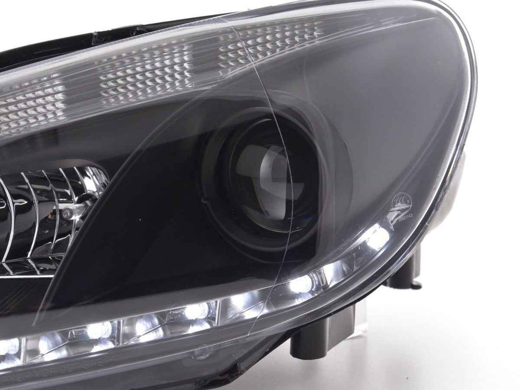 FK Pair LED DRL Lightbar Headlights VW Golf 6 MK6 1K 08+ RHD
