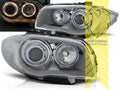 UK LT LED DRL Halo Eye headlights BMW E81 E82 Coupe E87 E88 Cabrio chrome LHD