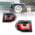 VLAND LED Lightbar Tail Lights Rear Lights 07-14 Toyota FJ Cruiser XJ10 Clear 1
