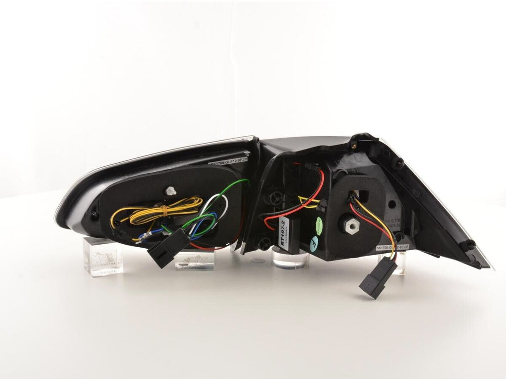 FK Pair VW GOLF 7 MK7 12+ LED DRL Lightbar Dynamic REAR LIGHTS BLACK LHD