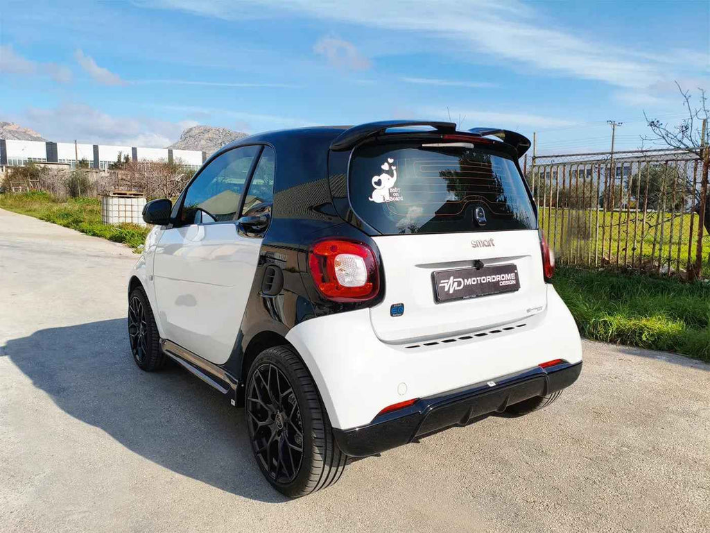 Motordrome Design Roof Spoiler Rear Wing Smart 453 Fortwo 14-24 Unpainted PU
