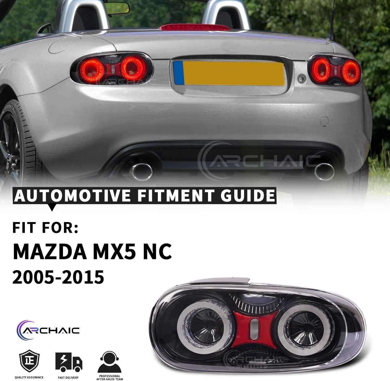 AC Pair LED DRL Rear lights Tail Lamps 09-15 Mazda MX-5 MK3 NC2 NC3 Miata LHD