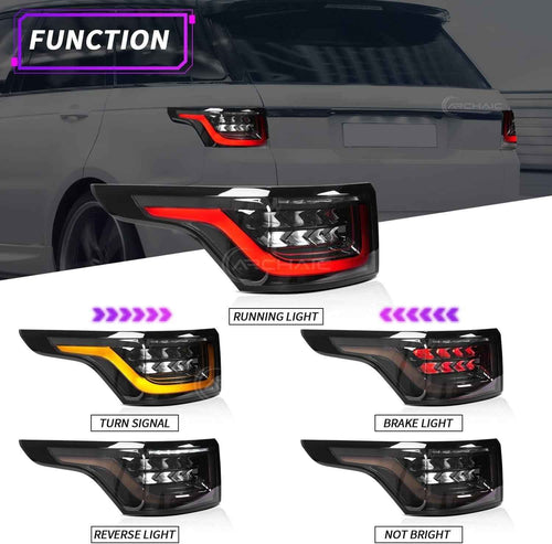 AC Pair Seq Anim LED DRL Rear lights Range Rover Sport L494 MK2 SVR HST 13-22