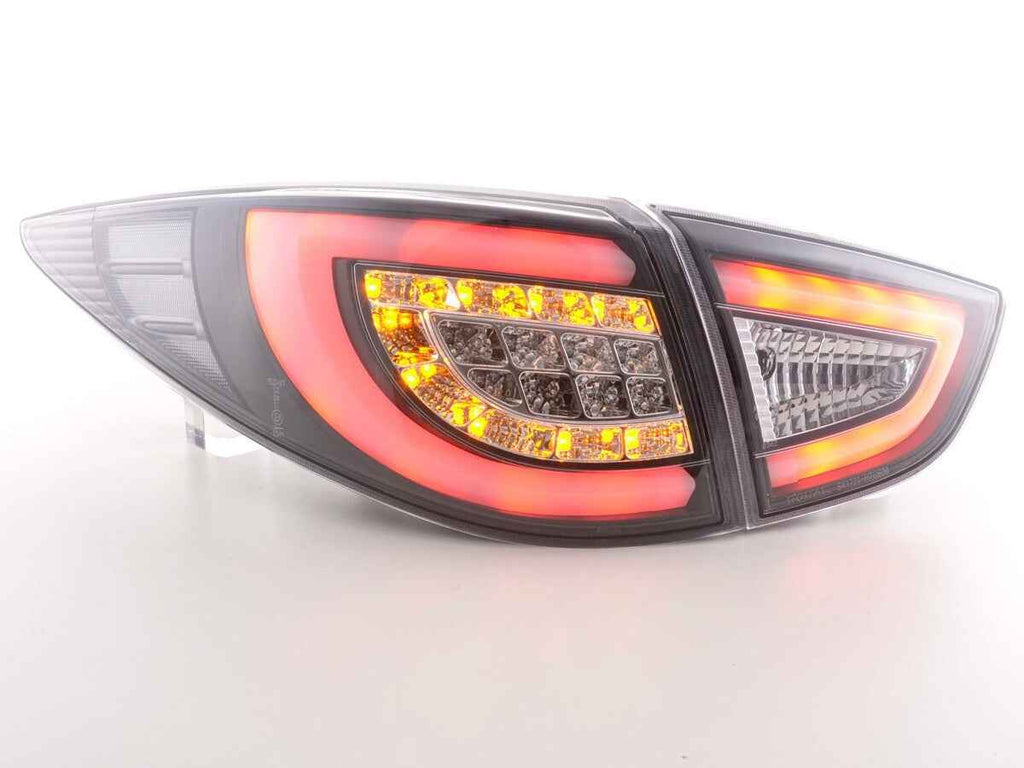 FK Pair ix35 09-15 EL black LED DRL Lightbar Rear Lights Tail Lamps Black LHD
