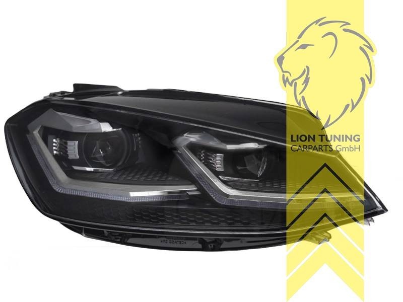 LTG Pair LED DRL Lightbar Headlights VW Golf 7 Facelift 7.5 5G1 BA5 17-19 LHD