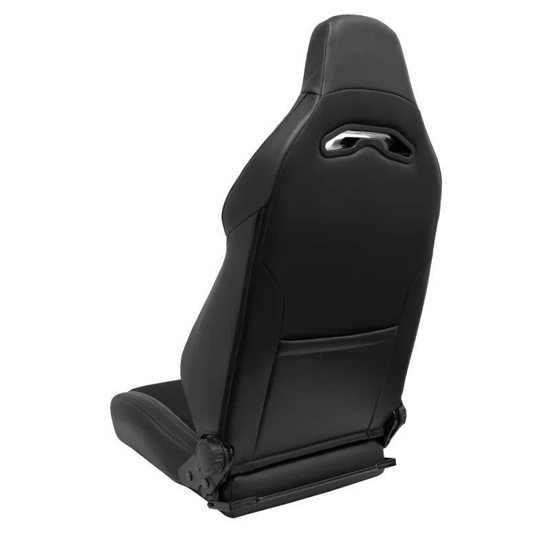 ATST x1 Universal Car Van Camper Sim Bucket Seat Black leather & alcantara