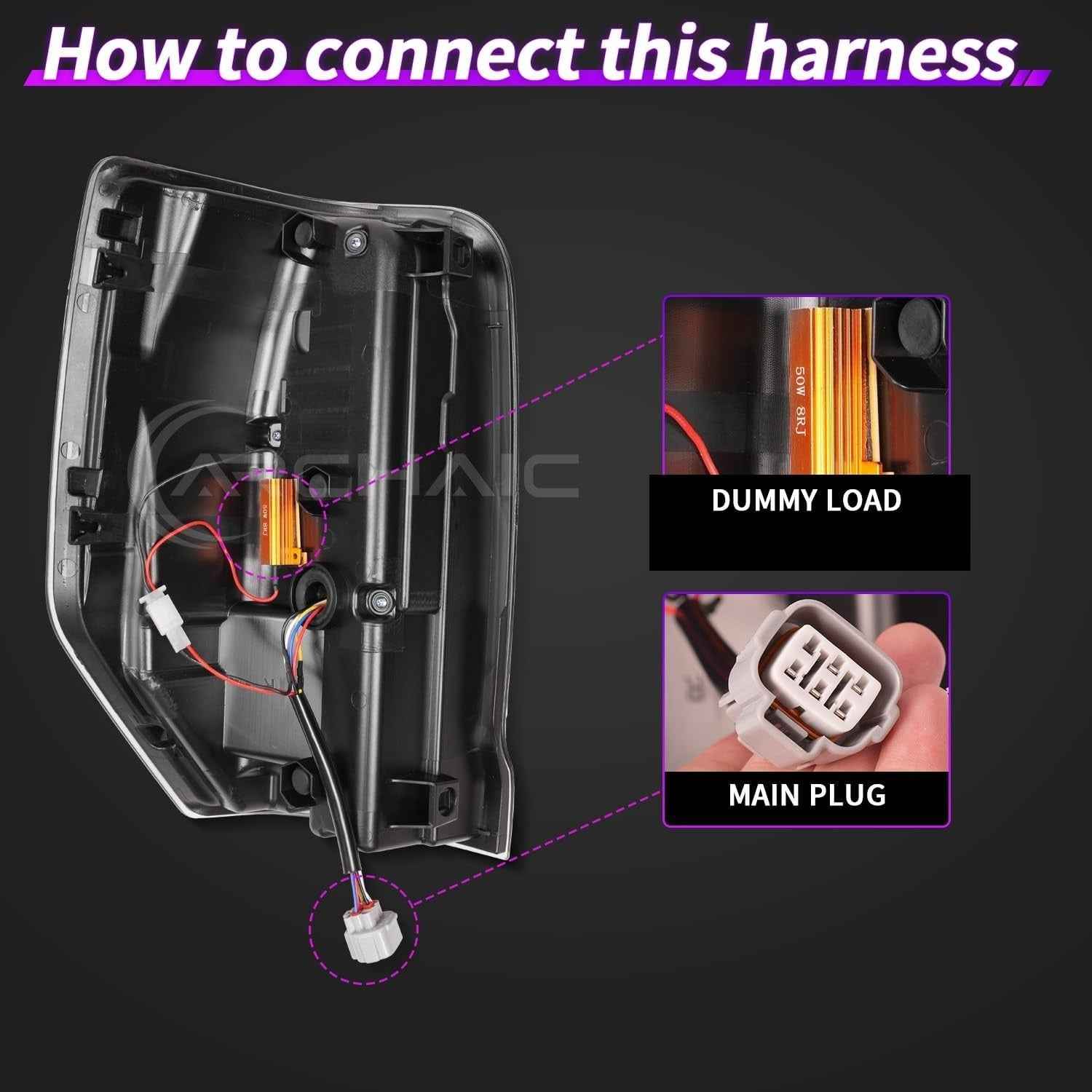 AC Pair Seq LED DRL Rear lights Tail Lamps Mitsubishi L200 Pickup 6 KL6T 19-24