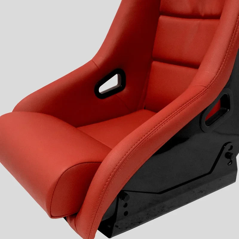 ATST x1 BS1 Universal Classic Bucket Seats Red Synth leather + slides