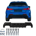 OW Rear Bumper Splitter Diffusor BMW 1 Series F40 M-Pack M135i 19-24 Gloss Black