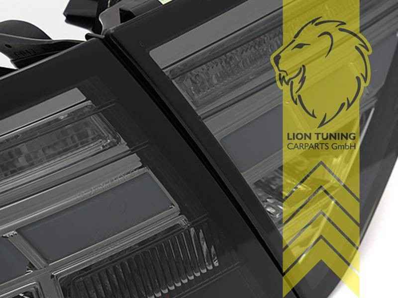 LTG Pair LED Rear Lights Lamps Audi A5 8T 8F Coupe Cabrio SB 11-16 Black LHD