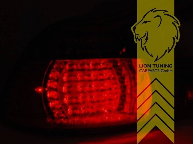 LT Pair LED Lightbar REAR LIGHTS Tail Lamps BMW E46 Coupe 03-06 black smoke LHD