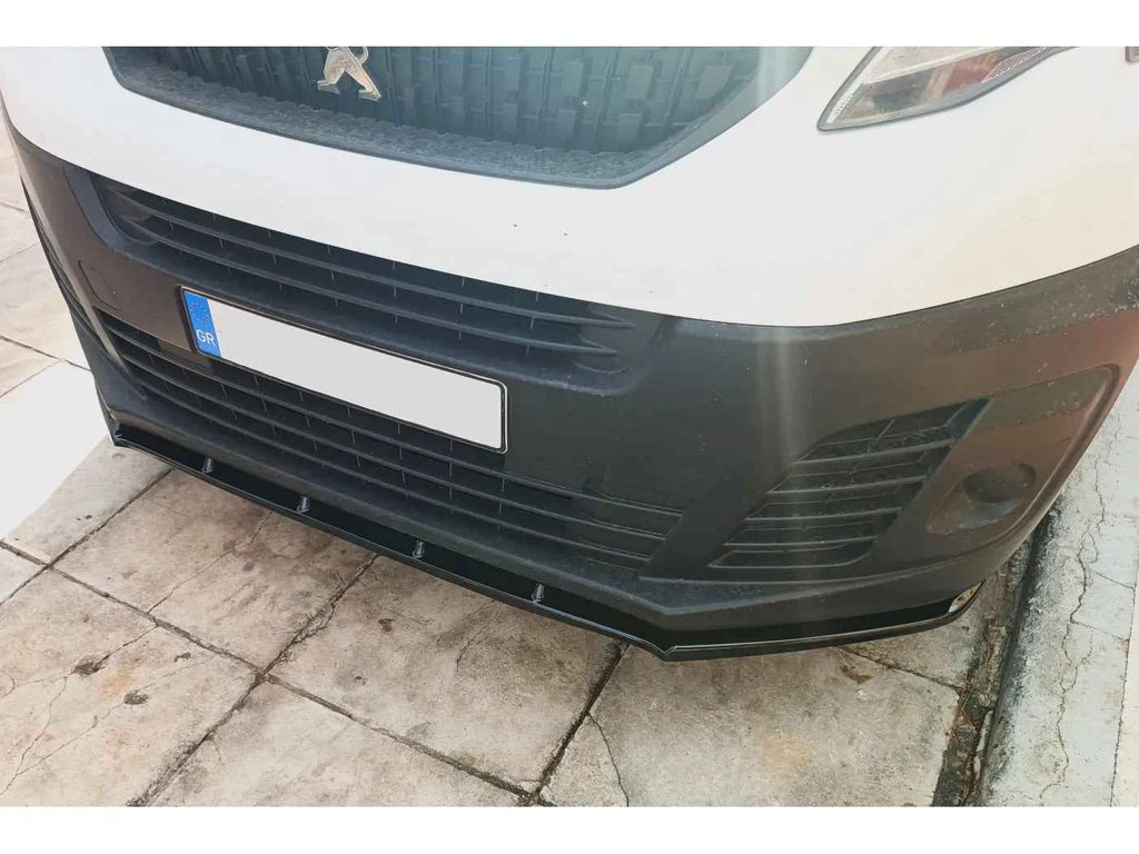 MTD Front Bumper Splitter Opel Vauxhall Zafira Life 2019+ Glossy Black ABS
