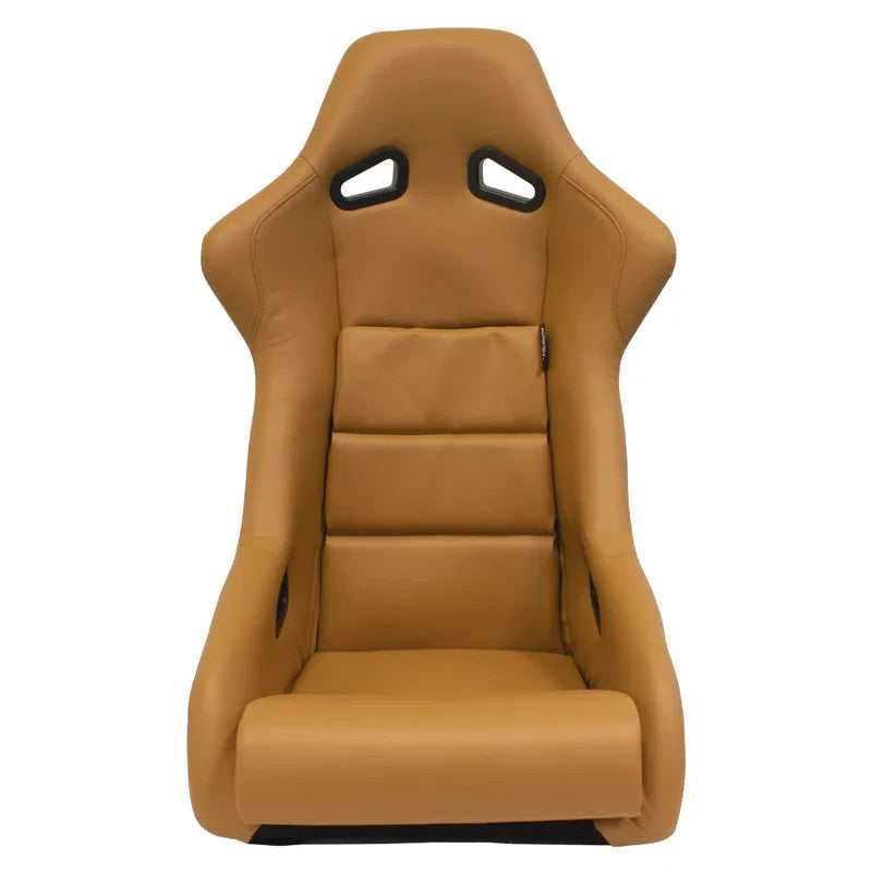 ATST x1 BS1 Universal Classic Bucket Seats Tan Beige Synth leather + slides