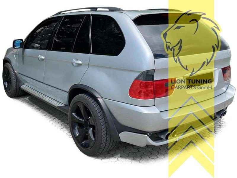 LTG Pair Halogen Rear Lights Tail Lamps BMW E53 X5 red black 00-03 LHD