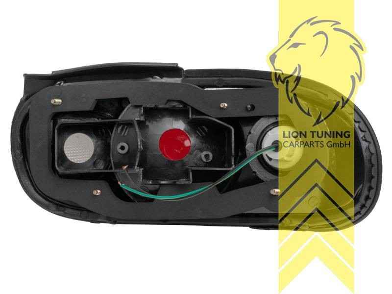 LTG Pair Halogen Rear Lights Tail Lamps Mazda MX5 NA MX-5 Miata 1 MK1 black LHD