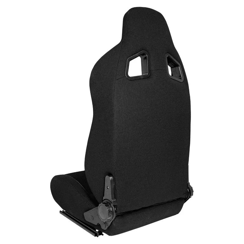 ATST x1 MR Reclining Universal Bucket Seat Black Grey Textile Cloth + slides